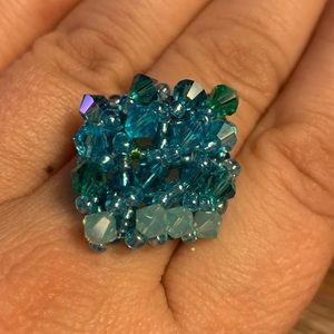 Swarovski In Turquoise Ring